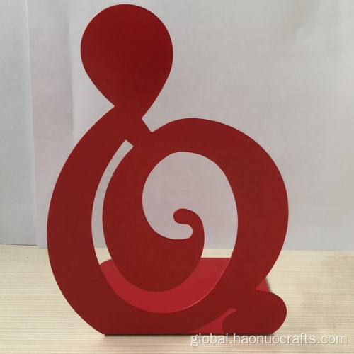 Book Holder For Reading Creative personality red note iron book stand Supplier
